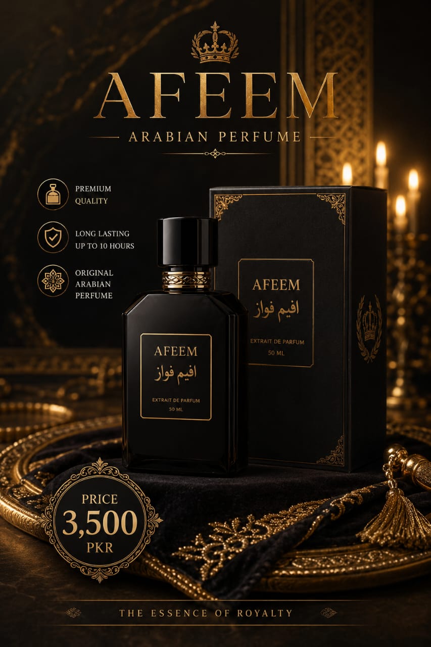 AFEEM Arabian Perfume 50ml | Extrait De Parfum | Long Lasting 10 Hours | Unisex Luxury Fragrance